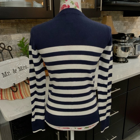 A New Day Long Sleeve Crew Neck Sweater
Navy Blue & White
Size XS - Picture 6 of 8